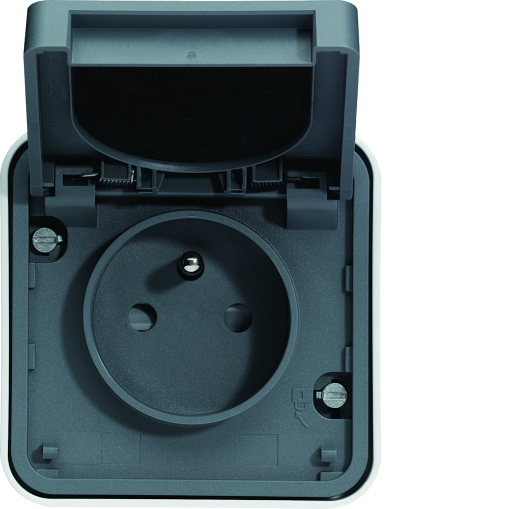 cubyko PC 2P+T saillie gris