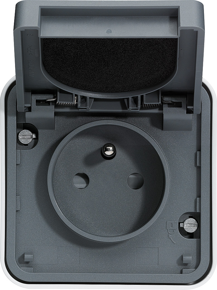 cubyko PC 2P+T saillie gris