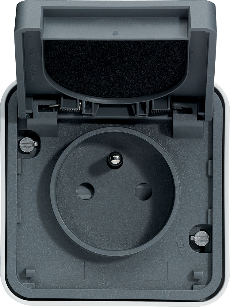 cubyko PC 2P+T saillie gris