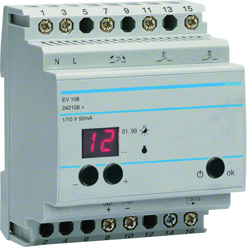 Télévariat pilote 1-10V affich