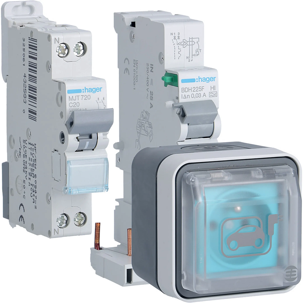 Witty IP55 3KW 2P+T M2+protec