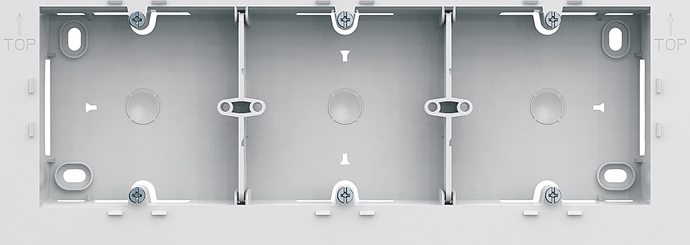 Boite saillie triple pure