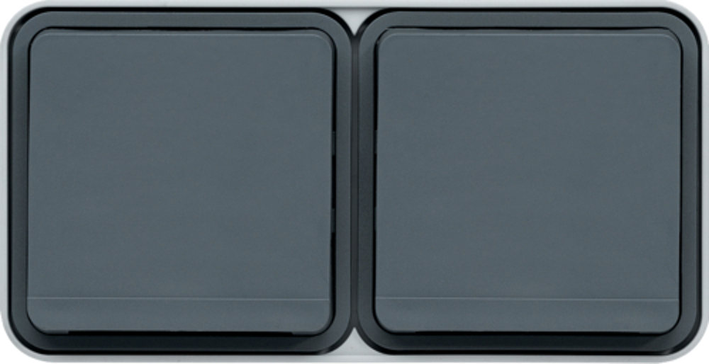 cubyko PC dble hor. 2P+T gris