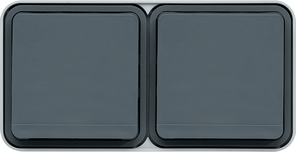 cubyko PC dble hor. 2P+T gris