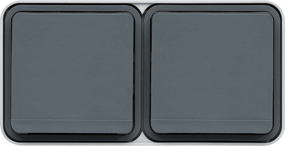 cubyko PC dble hor. 2P+T gris