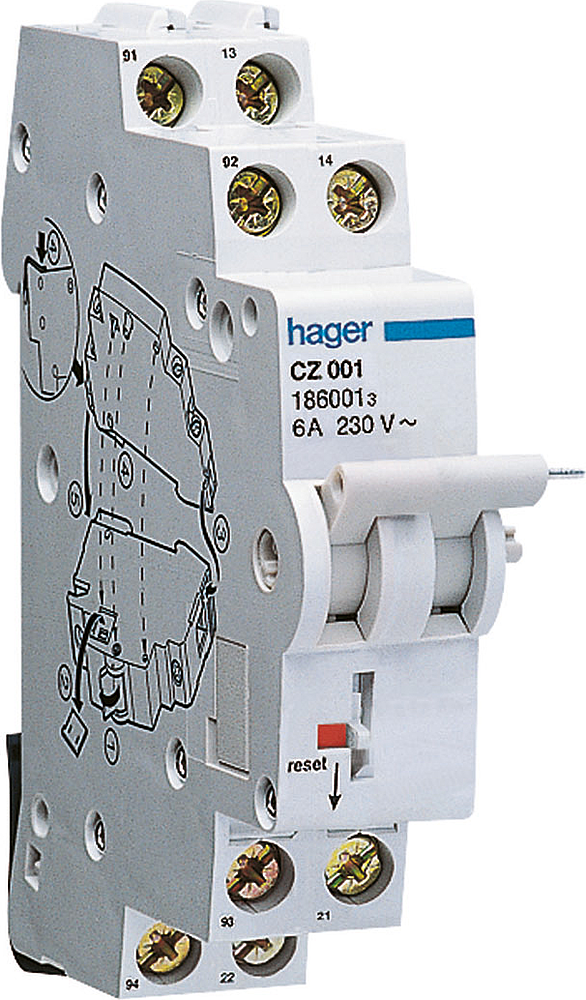 C.A. inter dif 2(10+1F) 6A 240V AC