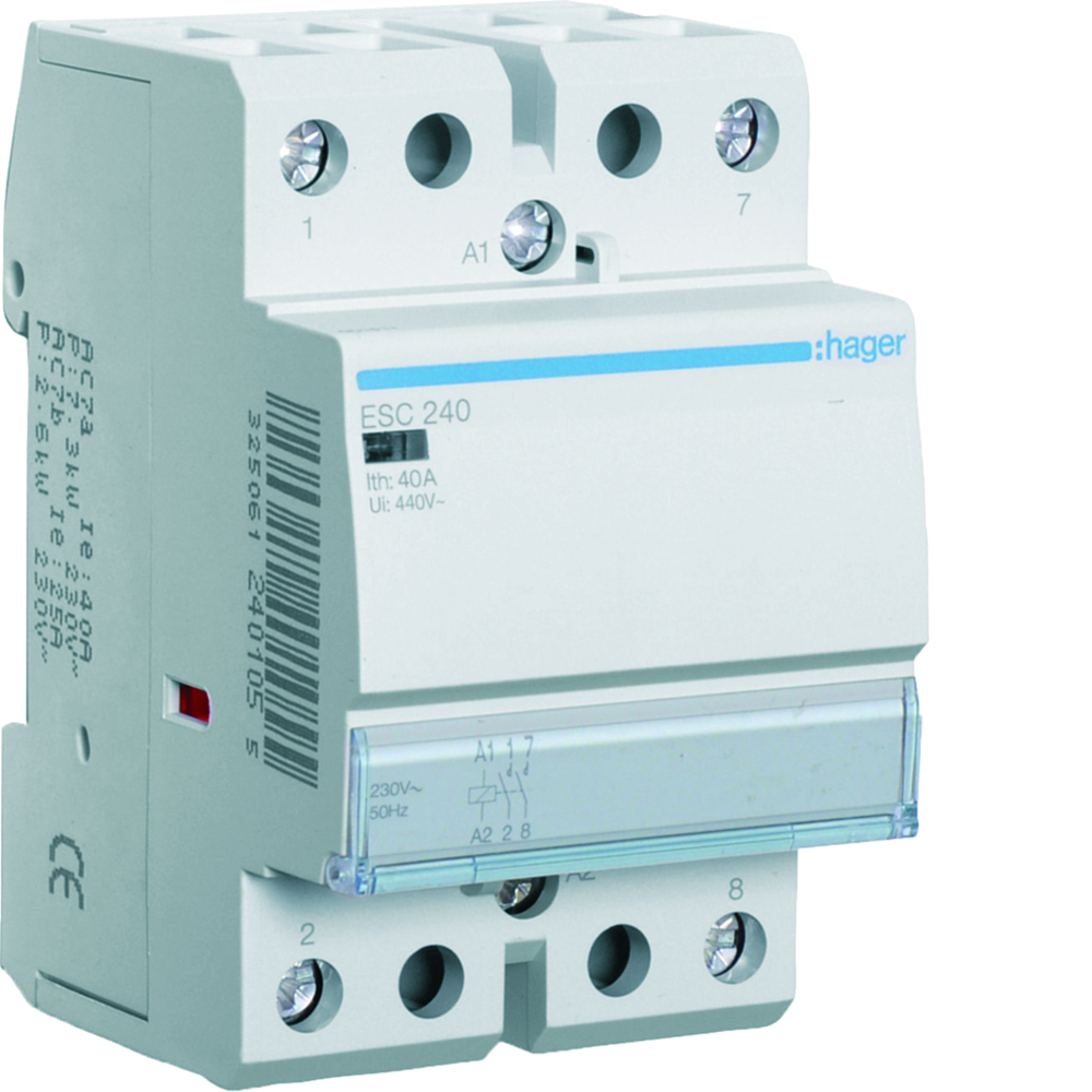 Contact 40A, 2F, 230V