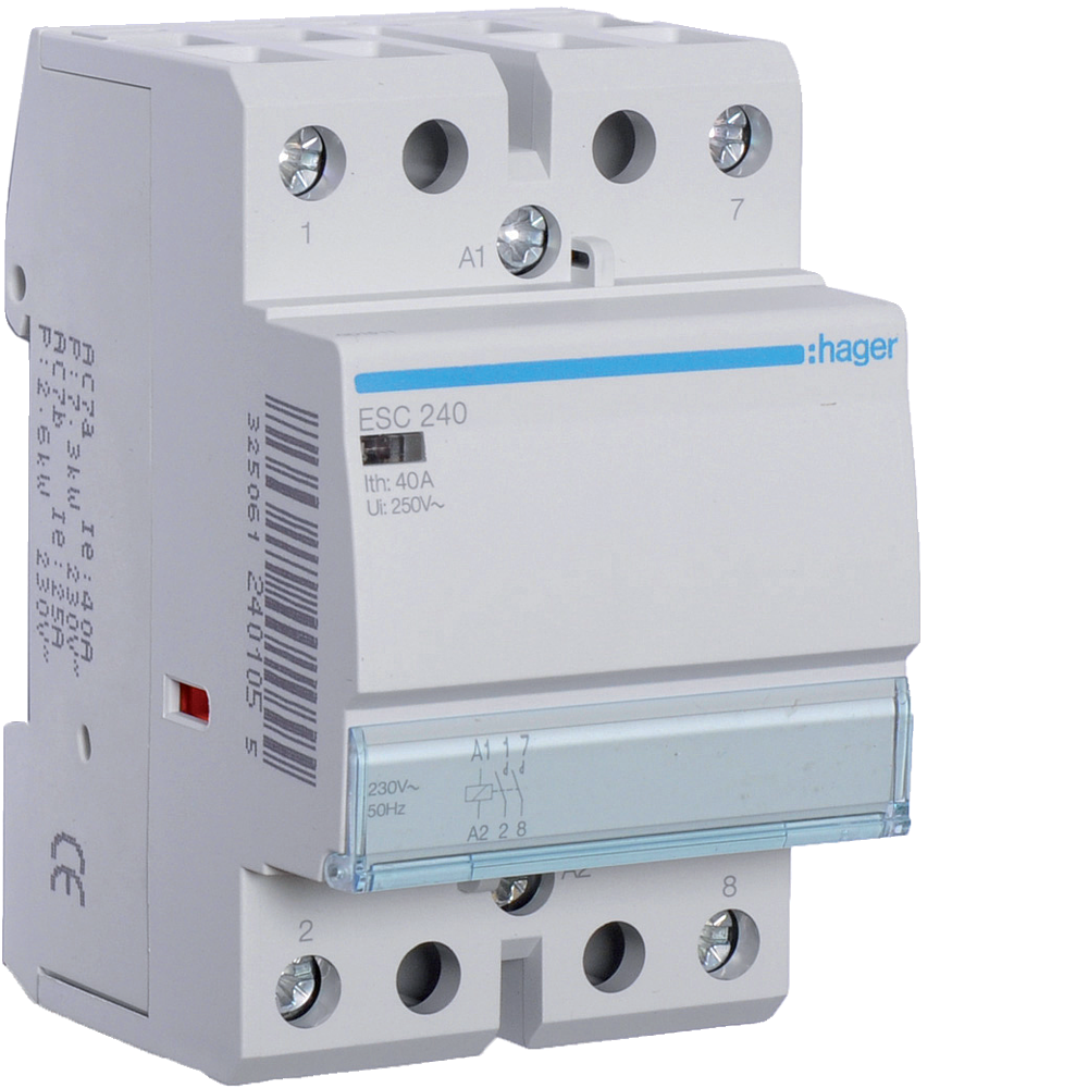 Contact 40A, 2F, 230V