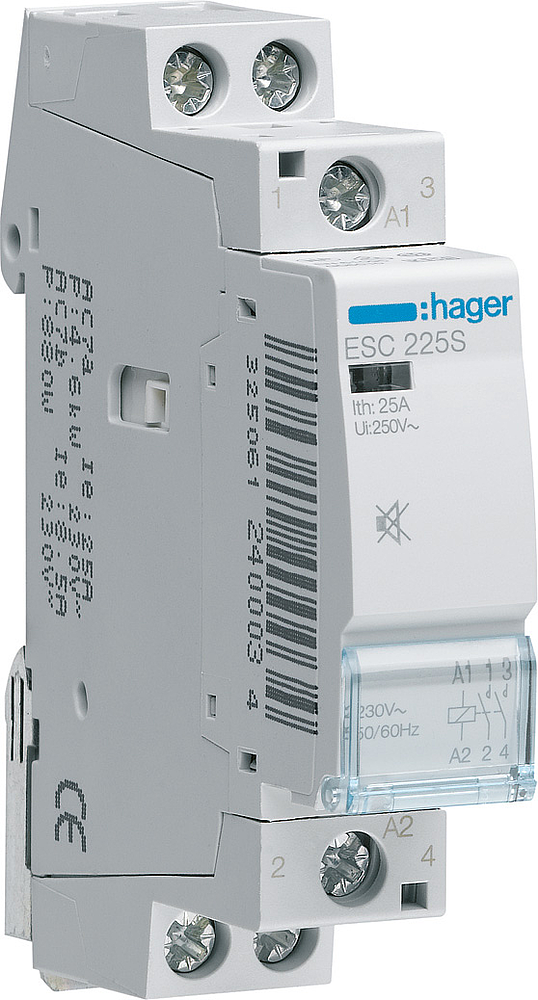 Contacteur Sil. 25A, 2F, 230V