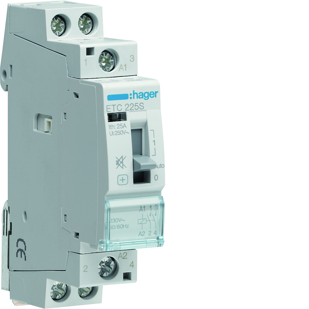 Contact sil J/N 25A, 2F, 230V