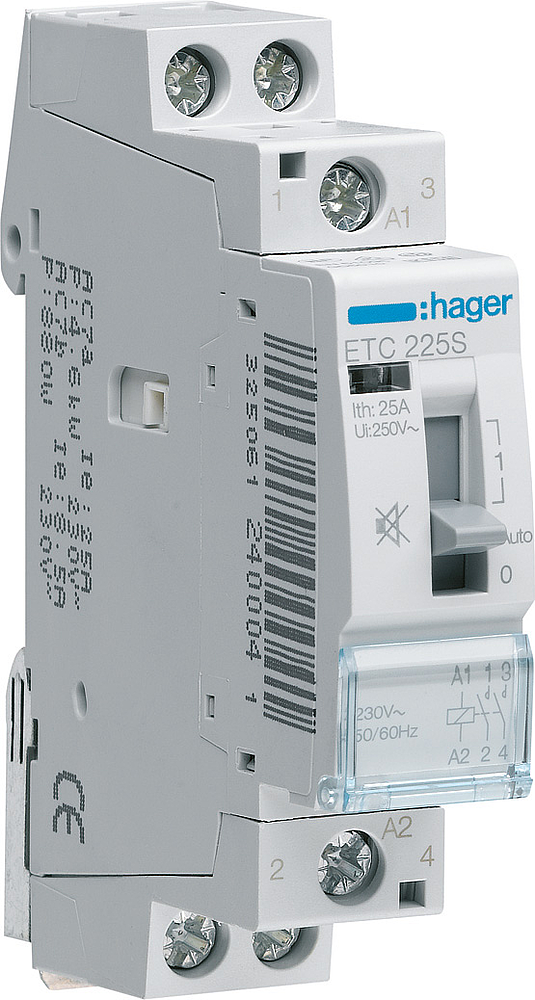 Contact sil J/N 25A, 2F, 230V