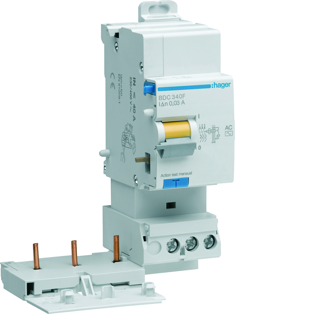 Bloc dif 3P 40A 30mA AC