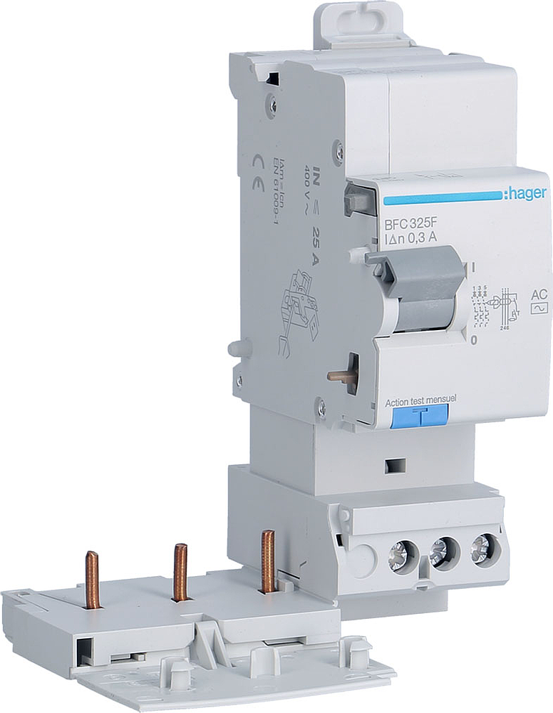 Bloc dif 3P 25A 300mA AC