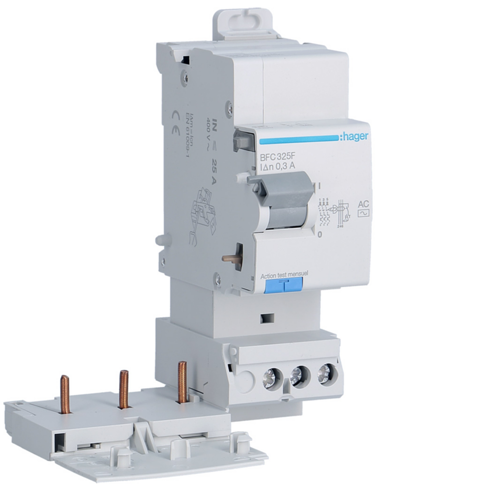 Bloc dif 3P 25A 300mA AC