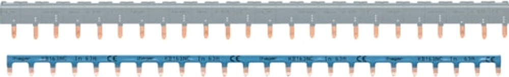 Barres pontage 3P+N 63A 24 mod
