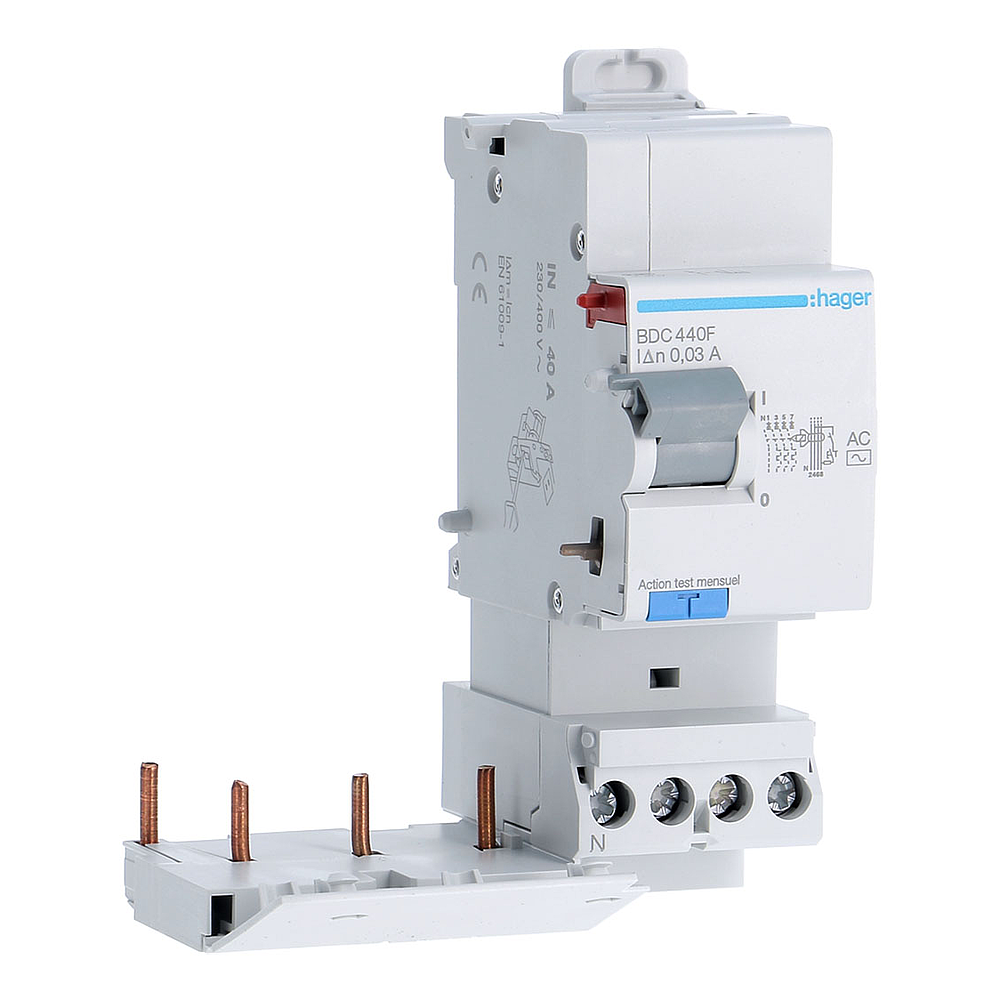 Bloc dif 3P+N 40A 30mA AC