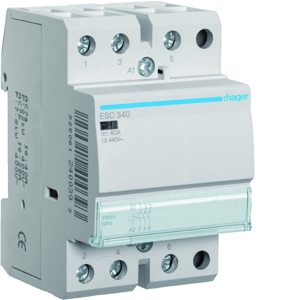 Contact 40A, 3F, 230V