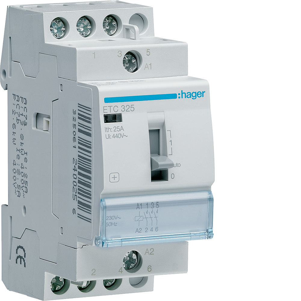 Contact J/N 25A, 3F, 230V