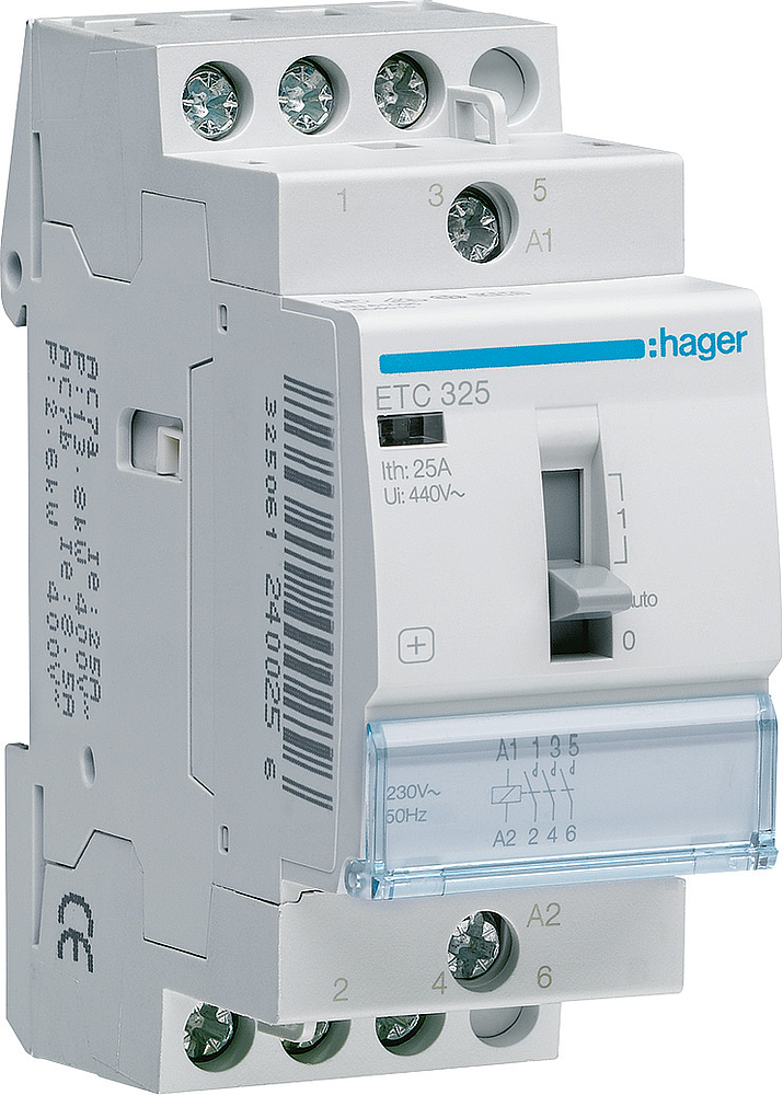 Contact J/N 25A, 3F, 230V