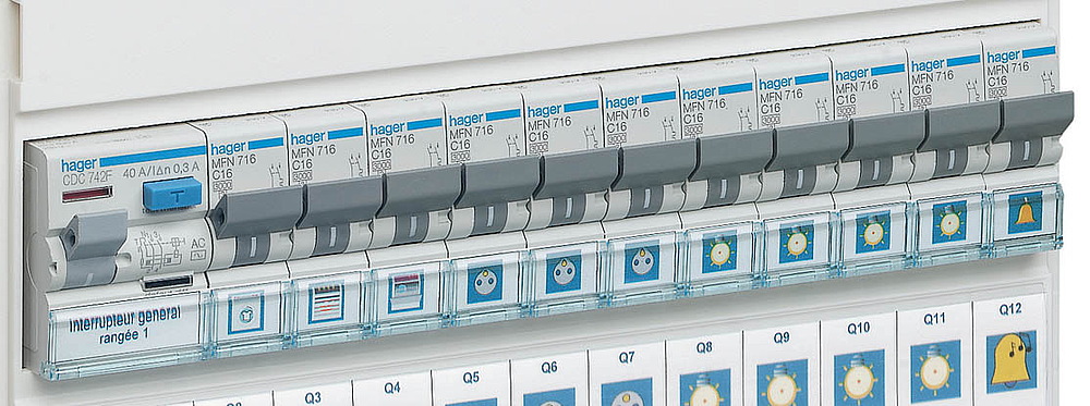 ID 2P 63A 30mA AC borne déc.
