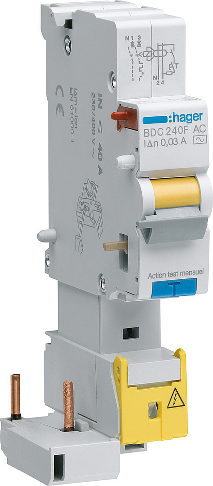 Bloc dif 1P+N 40A 30mA AC