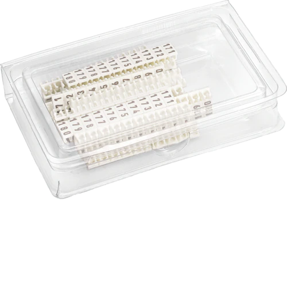 Jeu de 25 clips de marquage 1-100