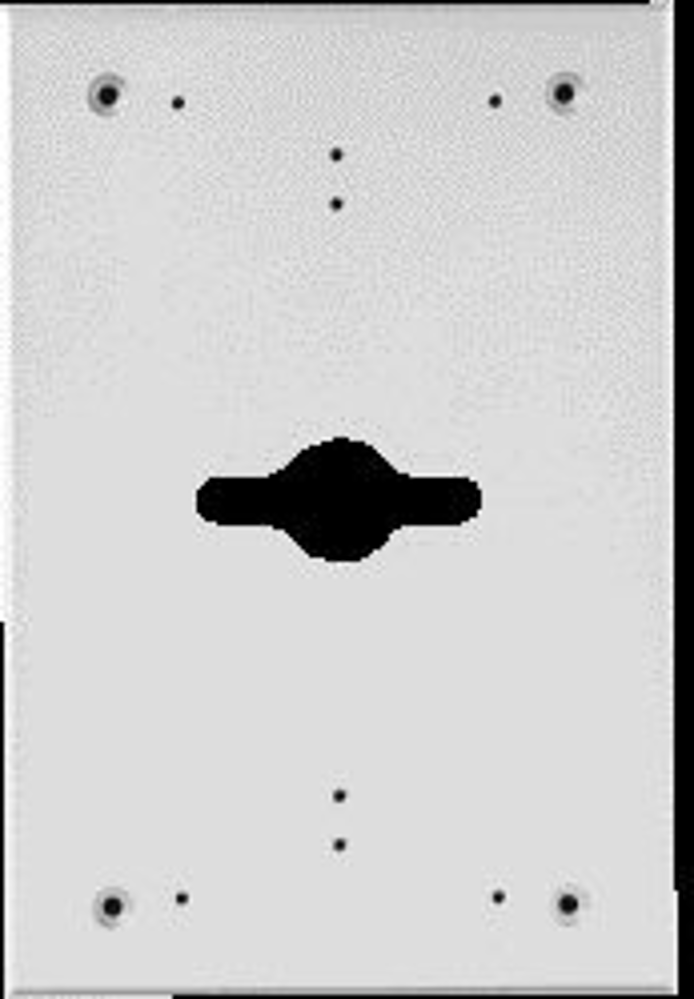 Plaque supp. plat. 180x265mm