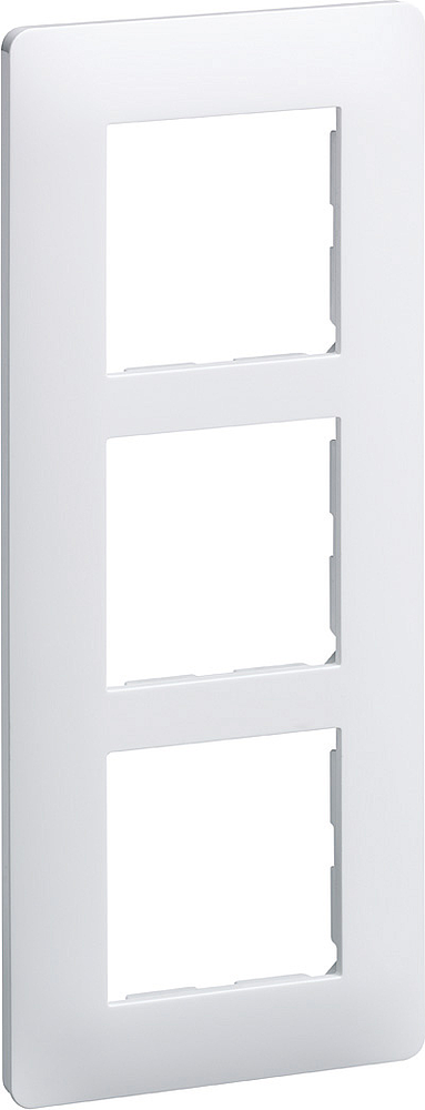 Ess. Plaque 3 postes 57 Blanc