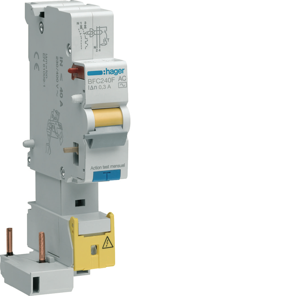 Bloc dif 1P+N 40A 300mA AC