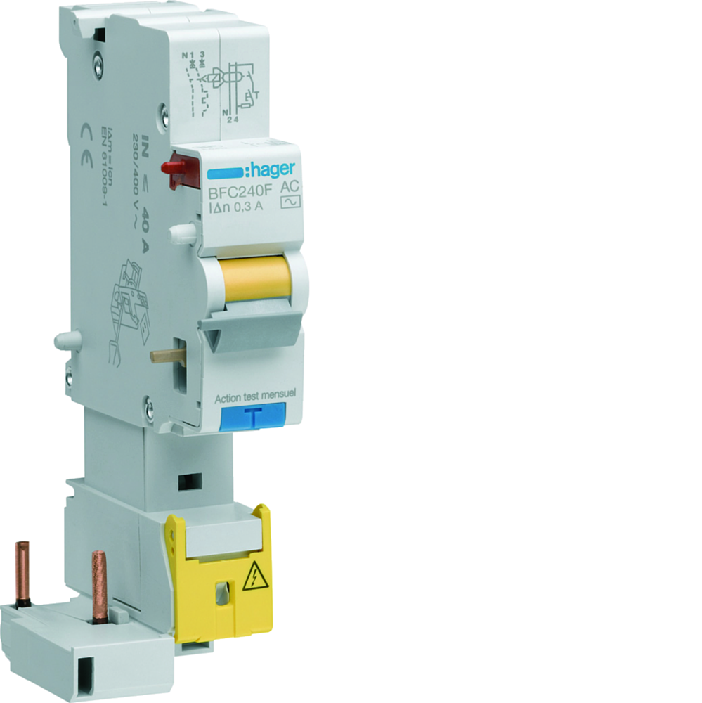 Bloc dif 1P+N 40A 300mA AC