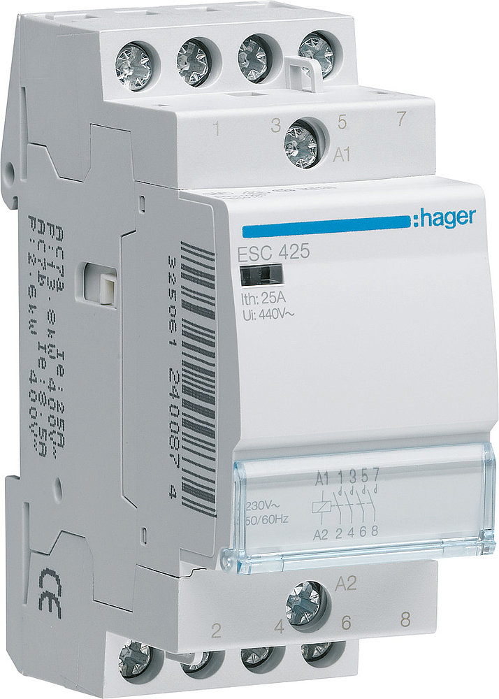Contact 25A, 4F, 230V