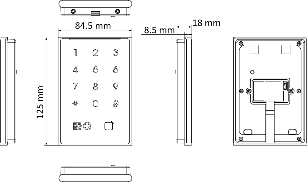 DS-K1109DKB-QR