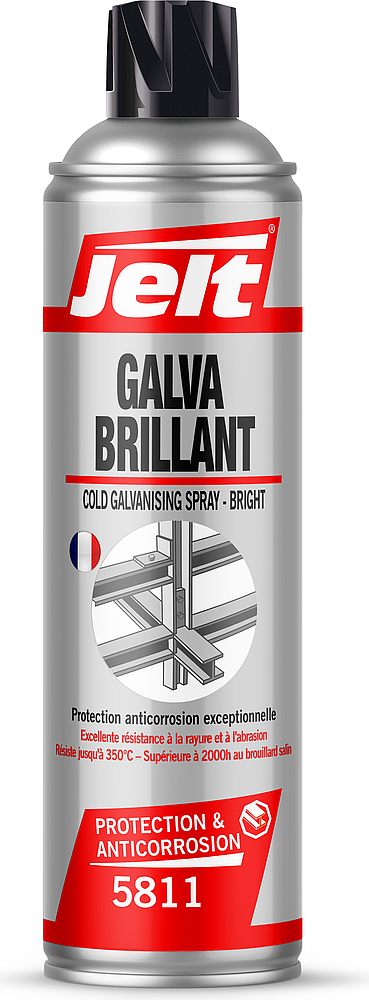 GALVANISATION A FROID - JELT GALVA BRILLANT AEROSOL 650 ML