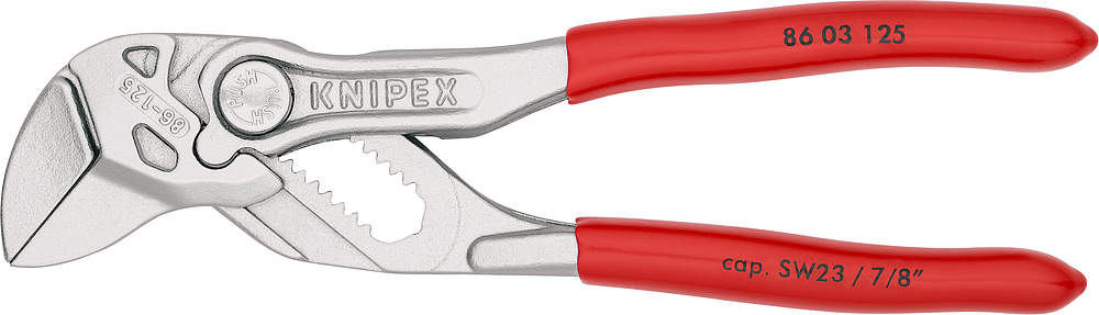 Pinces multiprises       125mm avec poignéeen plastique Knipex