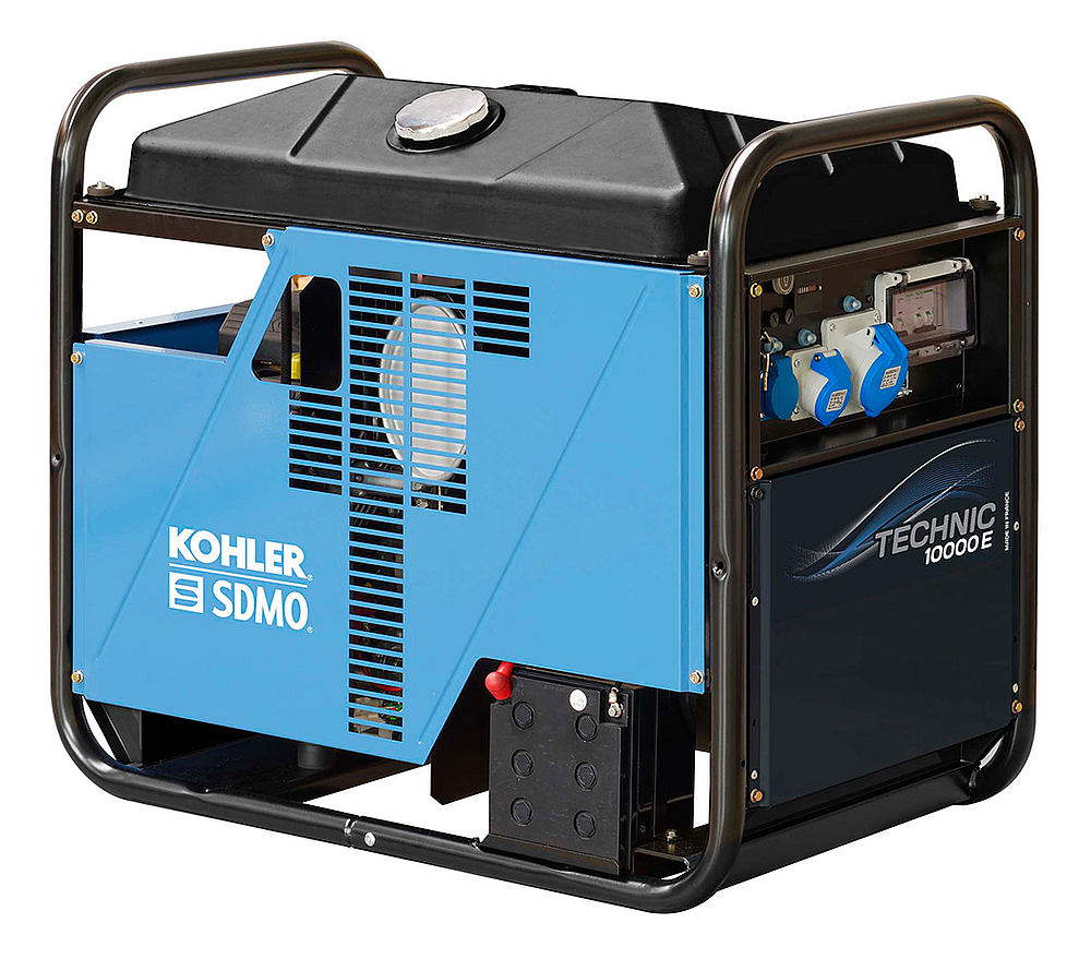 KOHLER-SDMO TECHNIC 10000 A C5 - Groupe Electrogène Monophasé Essence - Avec ou Sans AVR