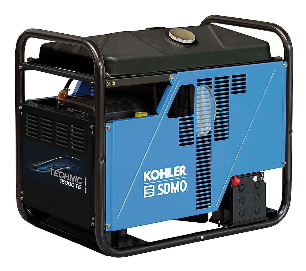 KOHLER-SDMO TECHNIC 15000TA C5 - Groupe Electrogène Triphasé Essence - Avec ou Sans AVR