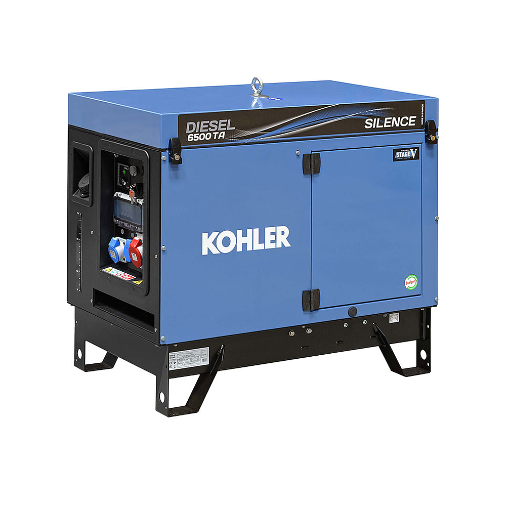 KOHLER-SDMO 6500 TA SILENCE C5 - Groupe électrogènes Triphasé Diesel - Avec ou Sans AVR