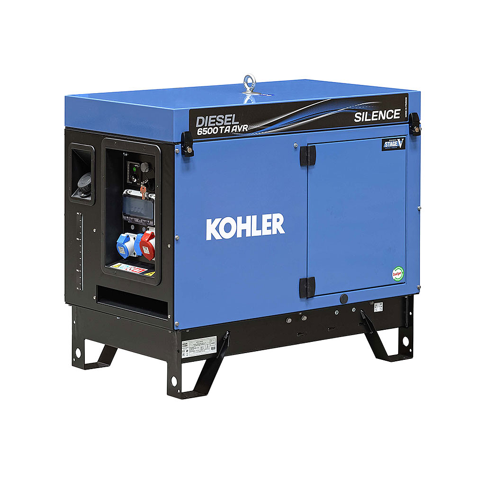 KOHLER-SDMO 6500 TA SILENCE C5 - Groupe électrogènes Triphasé Diesel - Avec ou Sans AVR