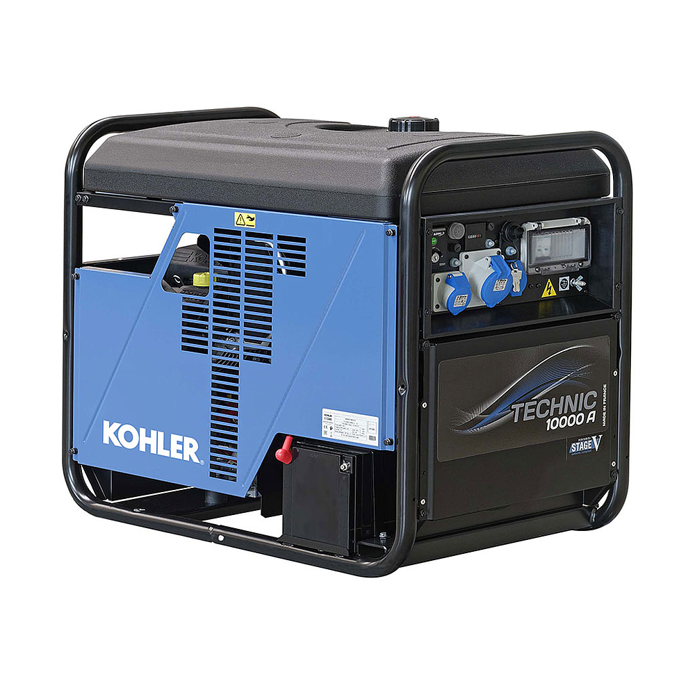 KOHLER-SDMO TECHNIC 10000 A C5 - Groupe Electrogène Monophasé Essence - Avec ou Sans AVR