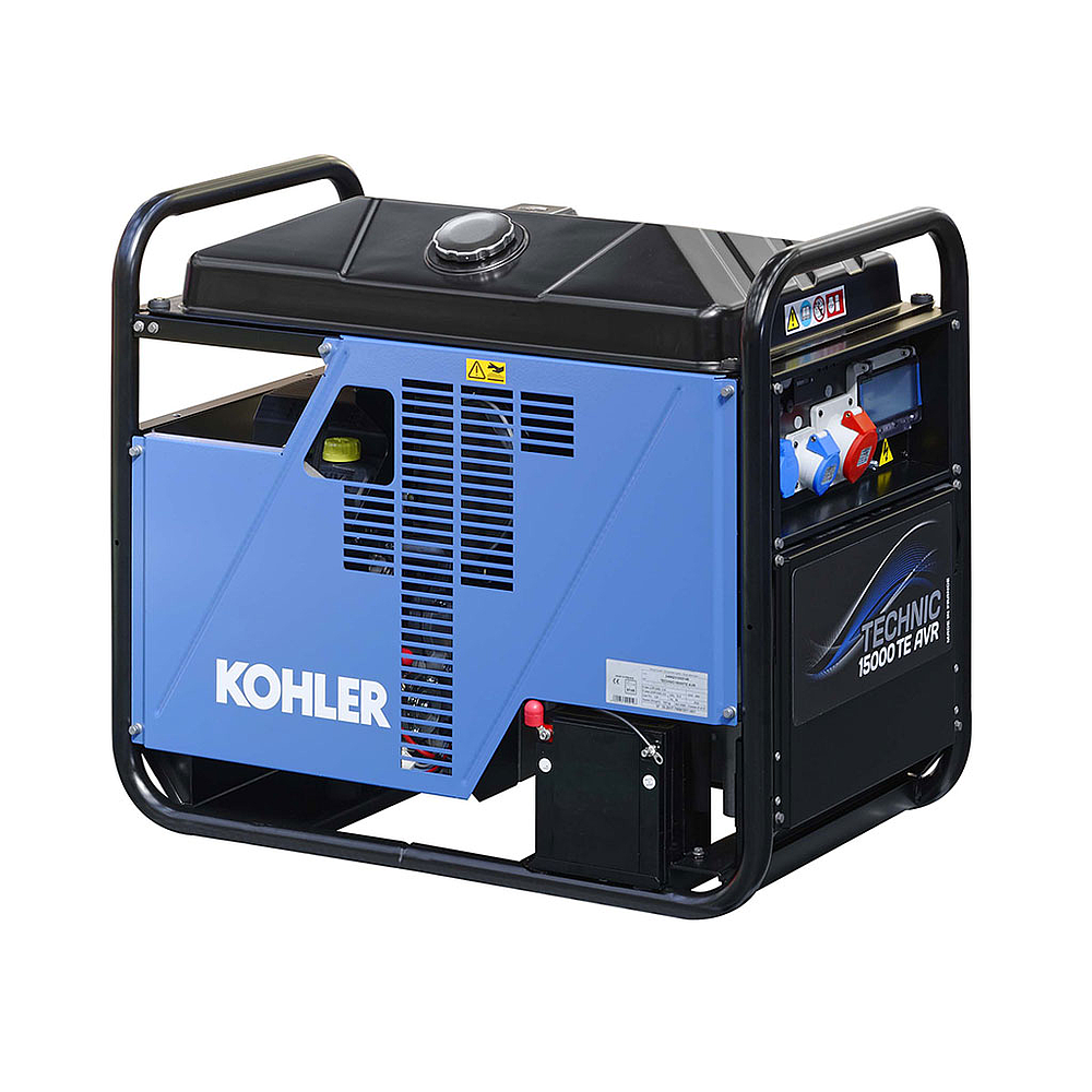KOHLER-SDMO TECHNIC 15000TA C5 - Groupe Electrogène Triphasé Essence - Avec ou Sans AVR