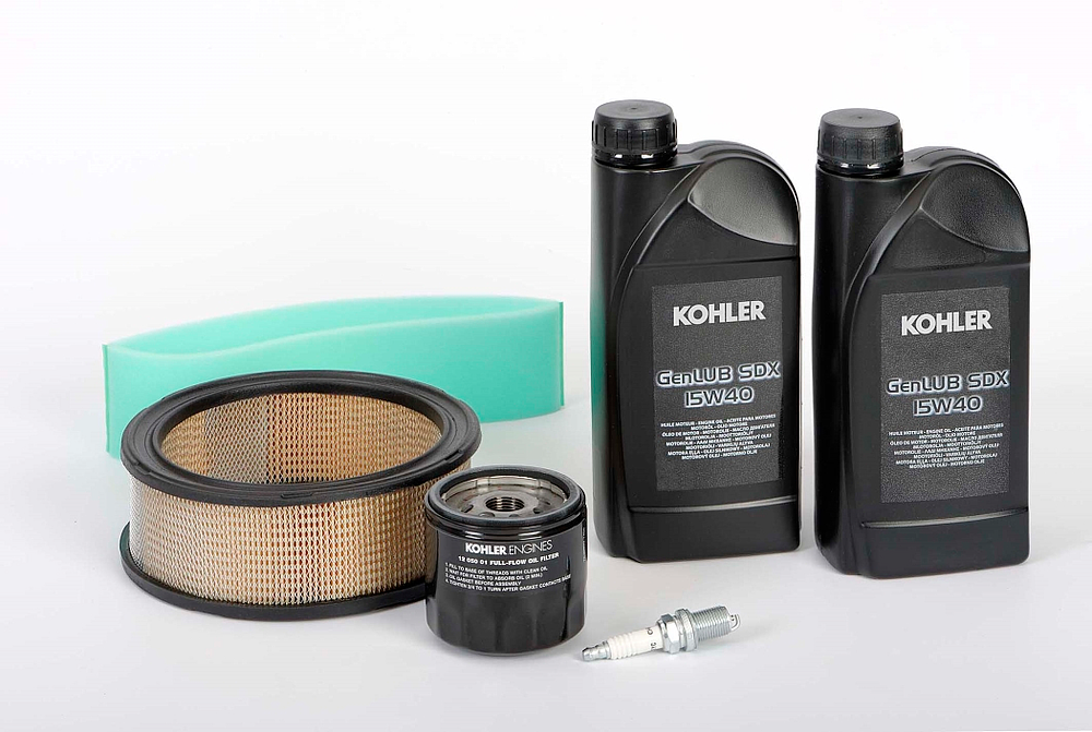 SDMO RKS5 - Kit entretien pour TECHNIC 15000TA C5 comprenant huile, bougie, filtre à huile et filtre à air