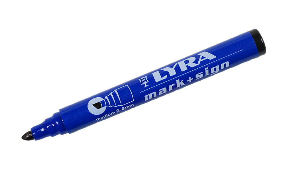 Marqueur feutre GM – Mark+Sign – indélébile – Pointe biseau