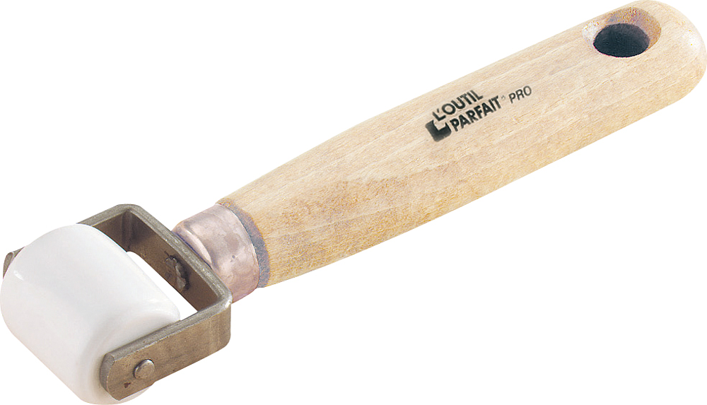 ROULETTE DE TAPISSIER fût ébonite, manche bois