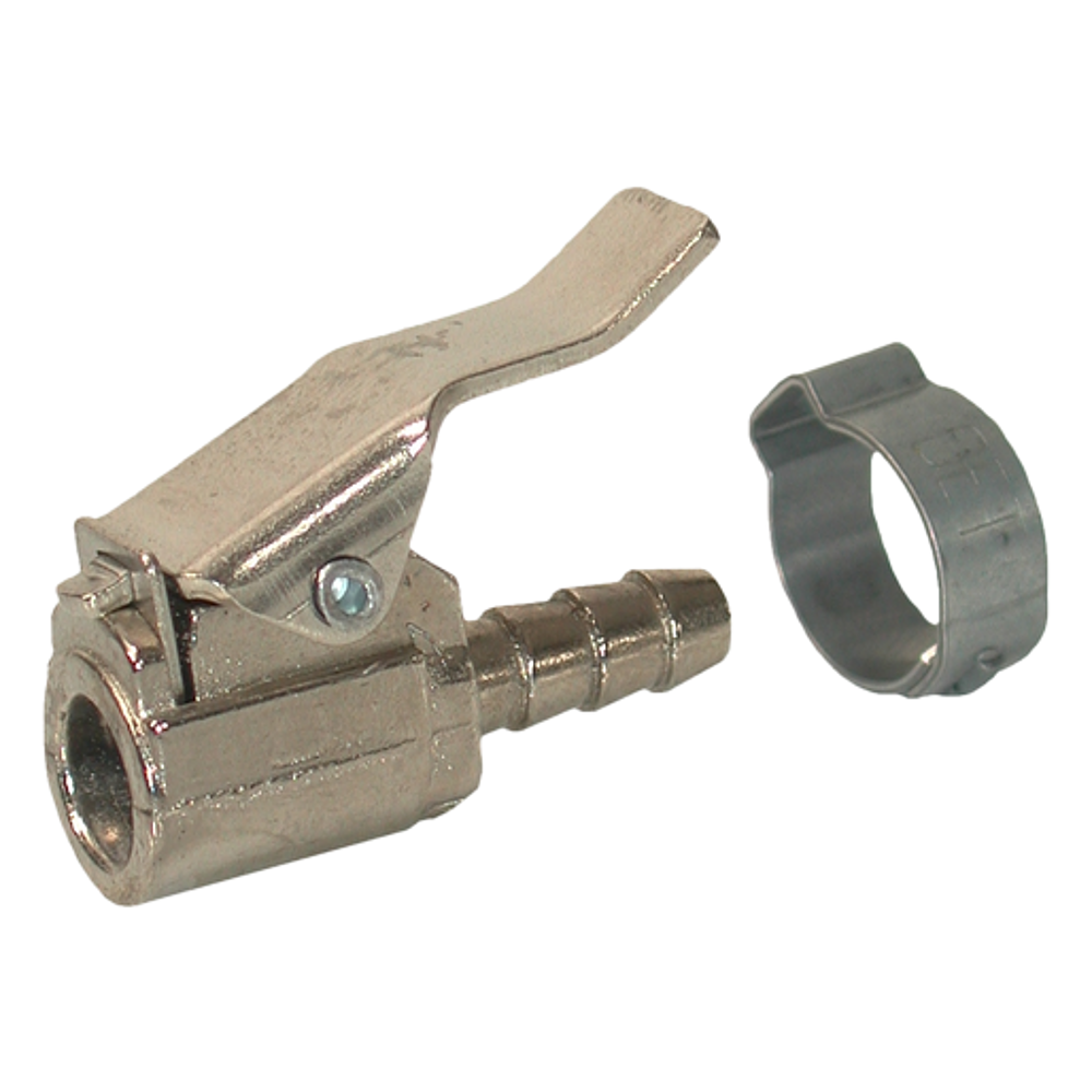 Embout de gonflage + collier - embout norme AFAQ