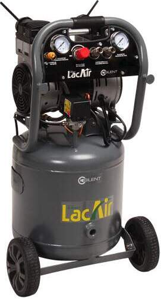 LACME SILENT 12/40V SH - Compresseur d'air silencieux sans huile 40 litres 230V - 12,1m³/h