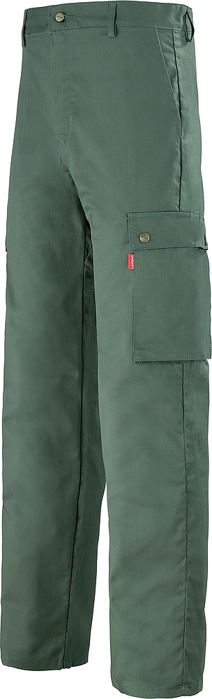 Pantalon multipoches Coton/poly 60/40 2 poches treillis - Vignette 2