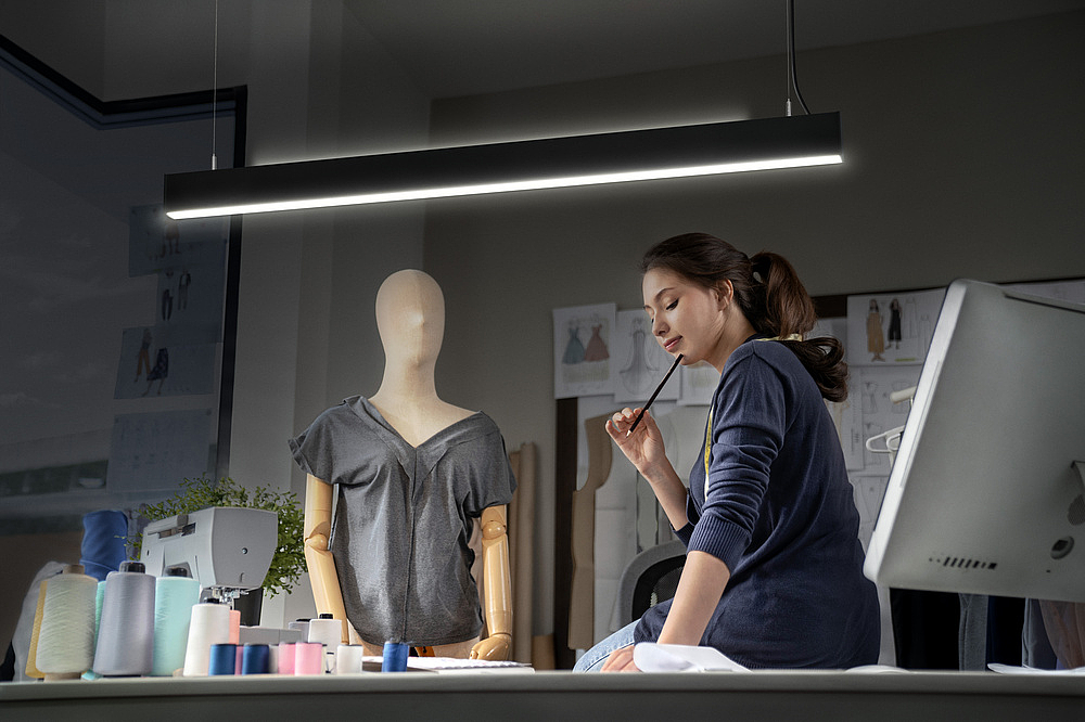 OL Cuboid Susp 42W/840 DIM WT