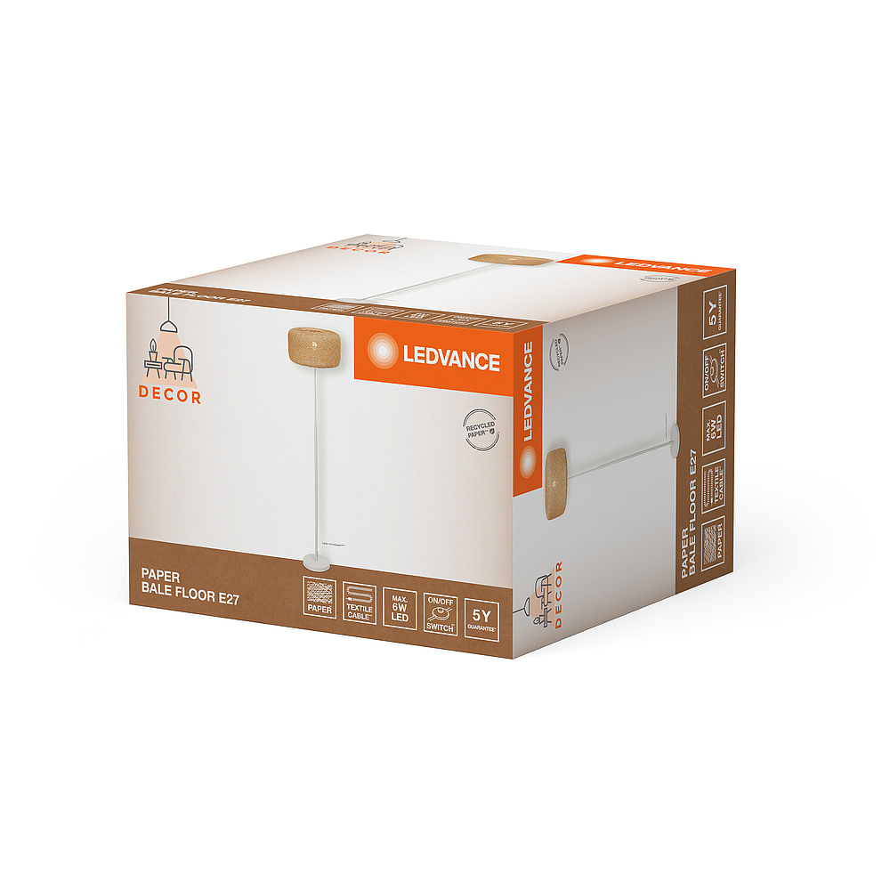 Luminaire pied Paper Bale E27