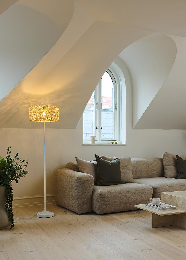 Luminaire pied Paper Bale E27