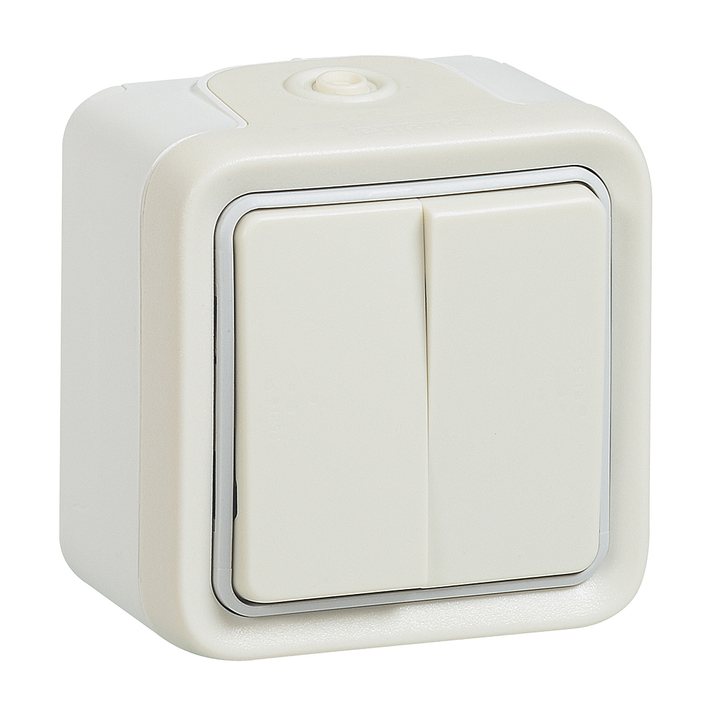 APPAREILLAGE PLEXO COMPLETINTERRUPTEUR DOUBLEVA-ET-VIENT 10A